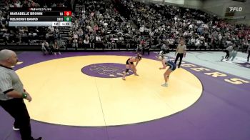 5A 130 lbs Semifinal - Marabelle Brown, Wasatch vs Kelseigh Banks, Salem Hills