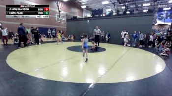 43 lbs Round 3 - Lillian Blaisdell, Brothers Of Steel Wrestling Club vs Hazel Park, Mountain Man Wrestling Club