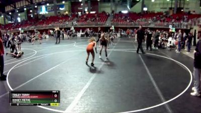 95 lbs 3rd Place Match - Kinsey Methe, York Wrestling Club vs Tinley Terry, Nebraska Wrestling Academy