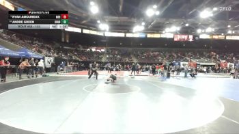 132 lbs Champ. Round 3 - Andre Green, Churchill County vs Ryan Amoureux, Meridian