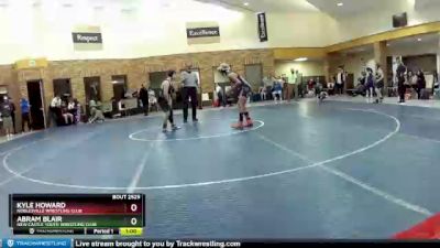 135 lbs Quarterfinal - Kyle Howard, Noblesville Wrestling Club vs Abram Blair, New Castle Youth Wrestling Club