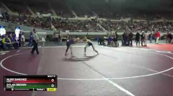 D1-132 lbs Cons. Semi - Aldo Sanchez, Mesa vs Dylan Brown, Marana