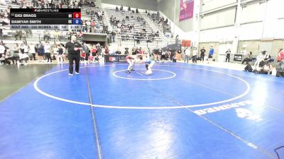 U20 Women - 55 lbs Cons. Round 4 - Gigi Bragg, MI vs Damiyah Smith, OK