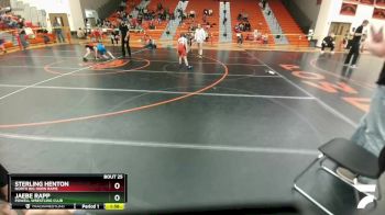 56-62 lbs Quarterfinal - Sterling Henton, North Big Horn Rams vs JaeBe Rapp, Powell Wrestling Club