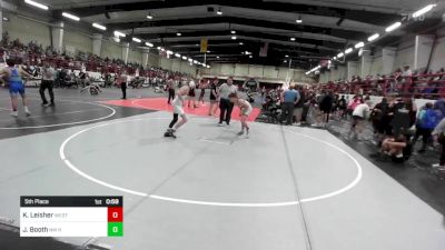 106 lbs 5th Place - Karl Leisher, Westside WC vs Jorgen Booth, NM Royalty
