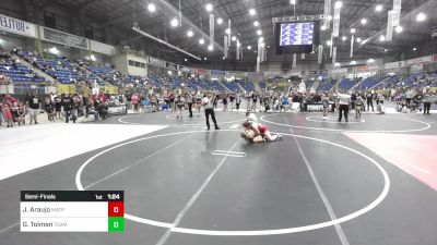 155 lbs Semifinal - Julia Araujo, Matpac WC vs Gracie Tolman, Team Champs