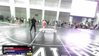 78 lbs Semifinal - Cade Myers, WY vs Paxton Bylin, WA