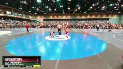 91-97 lbs Round 2 - Aalyiah Kemplen, Ceres Pups Wrestling Club vs Ella Van Conett, Elk Grove Wrestling Academy