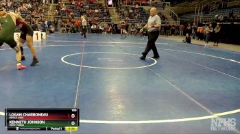 160 lbs Cons. Round 1 - Kenneth Johnson, West Fargo vs Logan Charboneau, Devils Lake