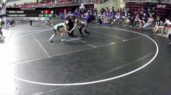 107 lbs Cons. Round 3 - Emma Arens, Crofton Bloomfield vs Harper Perry, Central City JR. Wrestling