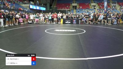 190 lbs Cons 8 #1 - Amie Hartman, ID vs Tru Willis, WA