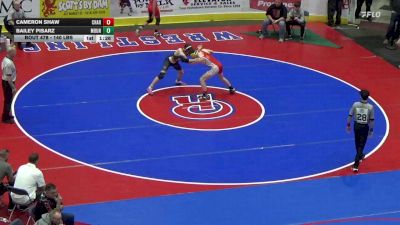 140 lbs Round Of 32 - Cameron Shaw, Chartiers Houston vs Bailey Pisarz, Mount Carmel