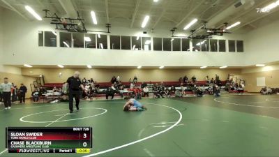 120+ Round 5 - Sloan Swider, Toro World Club vs Chase Blackburn, Cashmere Wrestling Club