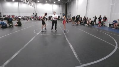 98 lbs Round 2 (6 Team) - Kasjan Wnuk, South Side WC Blue vs Skylar Napilitano, Team Tugman WC