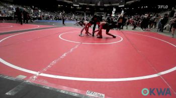 130 lbs Final - Roper Campbells, Collinsville Cardinal Youth Wrestling vs Channing Dunn, Kingfisher YellowJackets