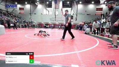 58 lbs Rr Rnd 3 - Nevalee Petty, Skiatook Youth Wrestling vs Sunni Booth, Sperry Wrestling Club