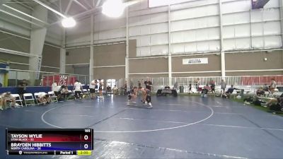 165 lbs Round 2 (6 Team) - Tayson Wylie, Utah Black vs Brayden Hibbitts, North Carolina