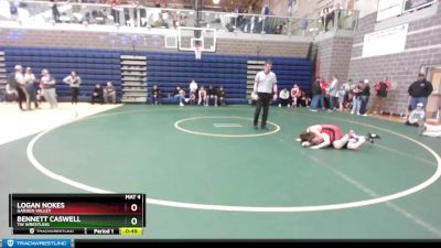 90/HWT Round 5 - Bennett Caswell, TW Wrestling vs Logan Nokes, Garden Valley