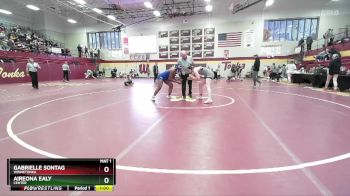 155 lbs Cons. Round 3 - Gabrielle Sontag, WINNETONKA vs Aireona Ealy, CENTER