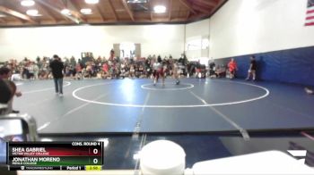 184 lbs Cons. Round 4 - Jonathan Moreno, Menlo College vs Shea Gabriel, Victor Valley College