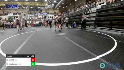 155 lbs Rr Rnd 3 - Brady Myers, Lexington Wrestling Club vs Steven Migliaccio, Unaffiliated