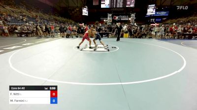 144 lbs Cons 64 #2 - Frankie Nitti, IL vs Mario Fornini, NJ