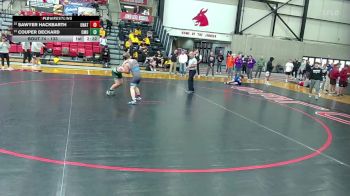 133 lbs Quarterfinal - Sawyer Hackbarth, Unattached vs Couper Deckard, Central Methodist