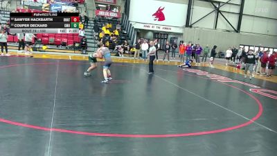 133 lbs Quarterfinal - Sawyer Hackbarth, Unattached vs Couper Deckard, Central Methodist