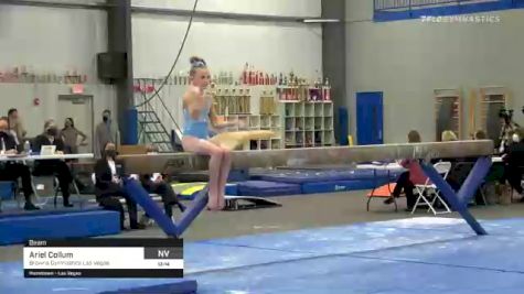 Ariel Collum - Beam, Browns Gymnastics Las Vegas - 2021 American Classic and Hopes Classic