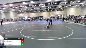 70 lbs Round Of 16 - Adan Lohman, Mat Demon WC vs Gavin Whatley, Sunkist Kids/Monster Garage