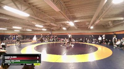 65 lbs Semis & 3rd Wb (16 Team) - Trigg Williams, Westlake vs Gage Olsen, Uintah