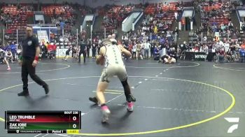 145 lbs Champ. Round 1 - Zak Iobe, Mendon WC vs Leo Trumble, Holt WC