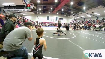 52 lbs Semifinal - Gatlen Ruminer, Sallisaw Takedown Club vs Kanon Zappone, Barnsdall Youth Wrestling