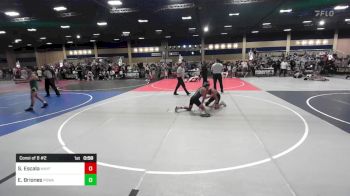 106 lbs Consi Of 8 #2 - Samson Escala, Mayfair HS vs Elias Briones, Poway HS