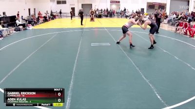 215 lbs Round 1 (4 Team) - Aden Kulas, Caledonia-Houston vs Gabriel Erickson, Cumberland