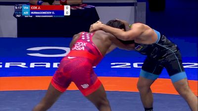 92 kg 1/2 Final - Jden Michael Tbory Cox, United States vs Osman Nurmagomedov, Azerbaijan