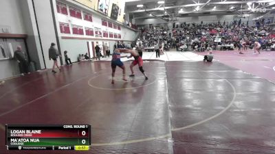 215 lbs Cons. Round 1 - Ma`atoa Nua, Coolidge vs Logan Blaine, Boulder Creek