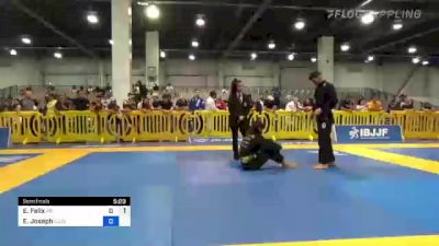 Esdras Felix vs Eric Joseph 2022 American National IBJJF Jiu-Jitsu Championship