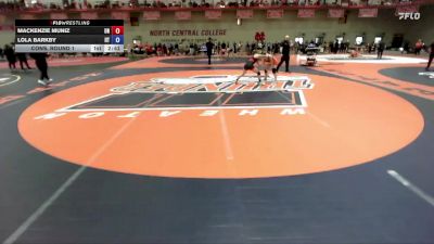 124 A Cons. Round 1 - Lola Barkby, Indiana Tech vs Mackenzie Muniz, Unattached