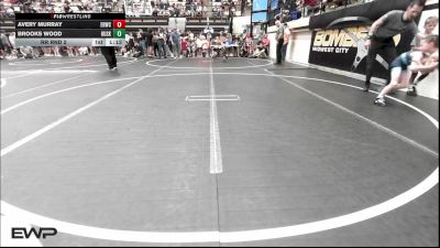 52 lbs Rr Rnd 2 - Avery Murray, El Reno Wrestling Club vs Brooks Wood, Husky WC