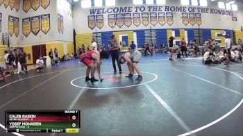 220 lbs Semis & Wb (16 Team) - Caleb Gaskin, Glynn Academy vs Yosef Mohaisen, Griffin Fang