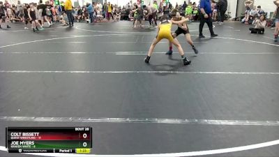 64 lbs Round 7 (8 Team) - Colt Bissett, Quest Wrestling vs Joe Myers, Kraken White