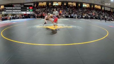 138-2A/1A Quarterfinal - Dashon Matthews, Patapsco vs Ashton Thompson, Catoctin