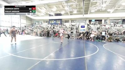 187 lbs Quarterfinals (8 Team) - Phillip Andrade, Mat Demons vs Harrison Smith, Warriors Of Christ