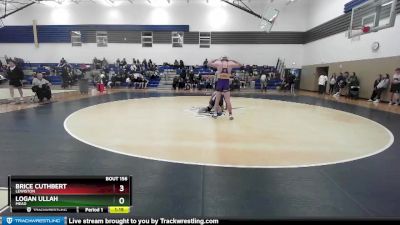 190 lbs Quarterfinal - Brice Cuthbert, Lewiston vs Logan Ullah, Mead