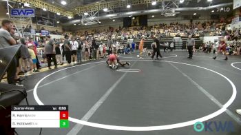 106 lbs Quarterfinal - Rhylen Harris, Midwest City Bombers Youth Wrestling Club vs Gage Hollowell, Elgin Wrestling