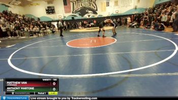 190 lbs Champ. Round 1 - Matthew Van, Lynnwood vs Anthony Martone, Mariner