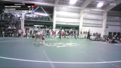 124 lbs 3rd Place Match - Kayla Moroschan, Unattached vs Lola Barkby, Indiana Tech