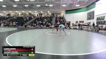 132 lbs 1st Place Match - Curtis Borge, BullTrained vs Dominic Wilson, Rockwall Training Center