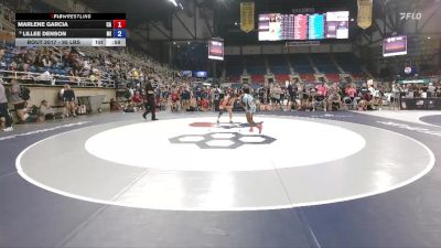 95 lbs Champ. Rd Of 32 - Marlene Garcia, CA vs Lillee Denson, MI